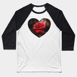 Rose heart Baseball T-Shirt